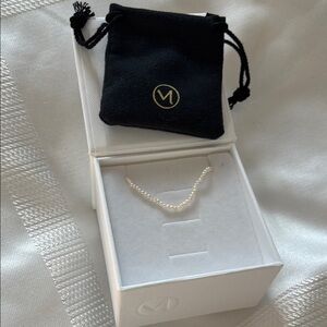 Mejuri Micro Pearl Bracelet